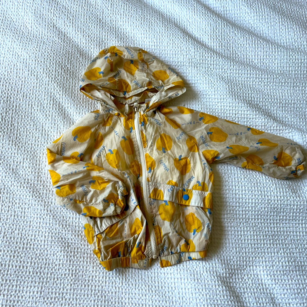 Zara Yellow Pepper Rain Jacket - 3-4 years